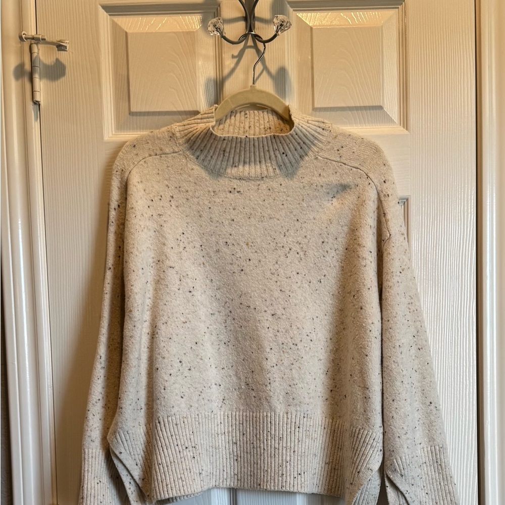 LOFT Cozy Beige Knit Sweater
